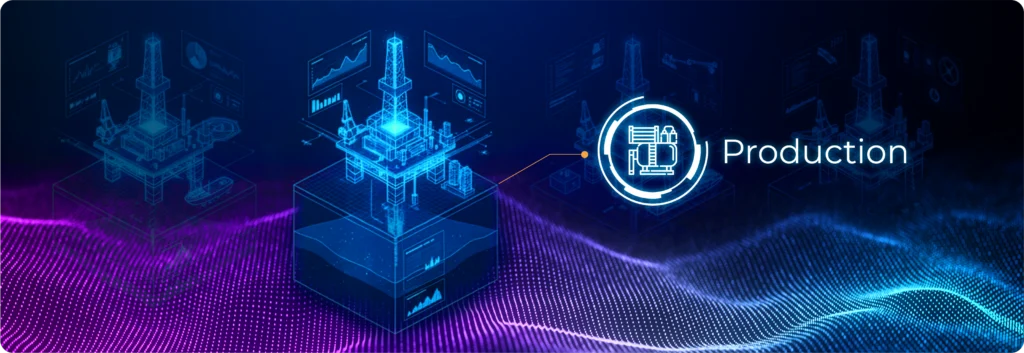 Production phase with real-time monitoring dashboards for well integrity 